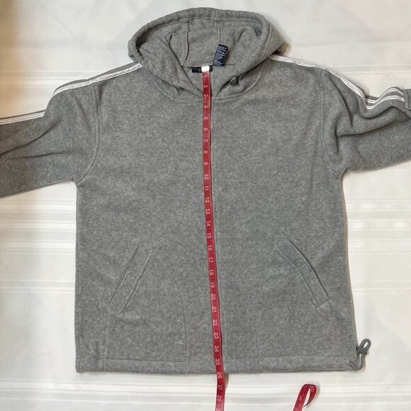 Nick & Sarah Sport Woman Gray Soft Fleecy LS Hoodie 1X EUC‎ - Picture 10 of 11
